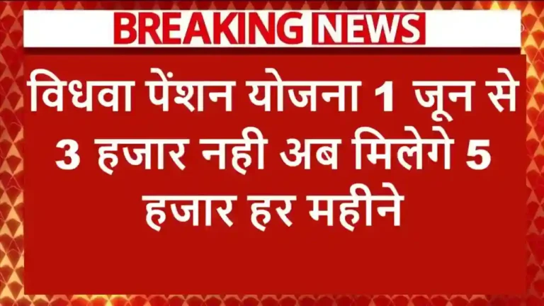 Widow Pension Yojana 2025